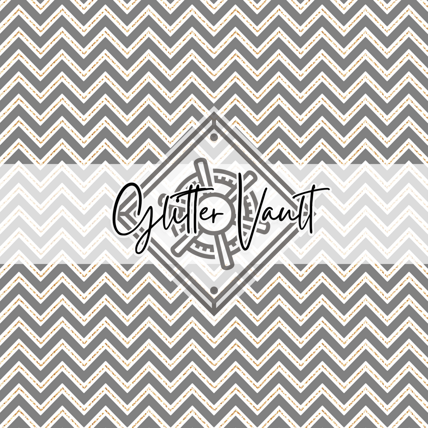 #2002 - Grey Chevron Vinyl Print