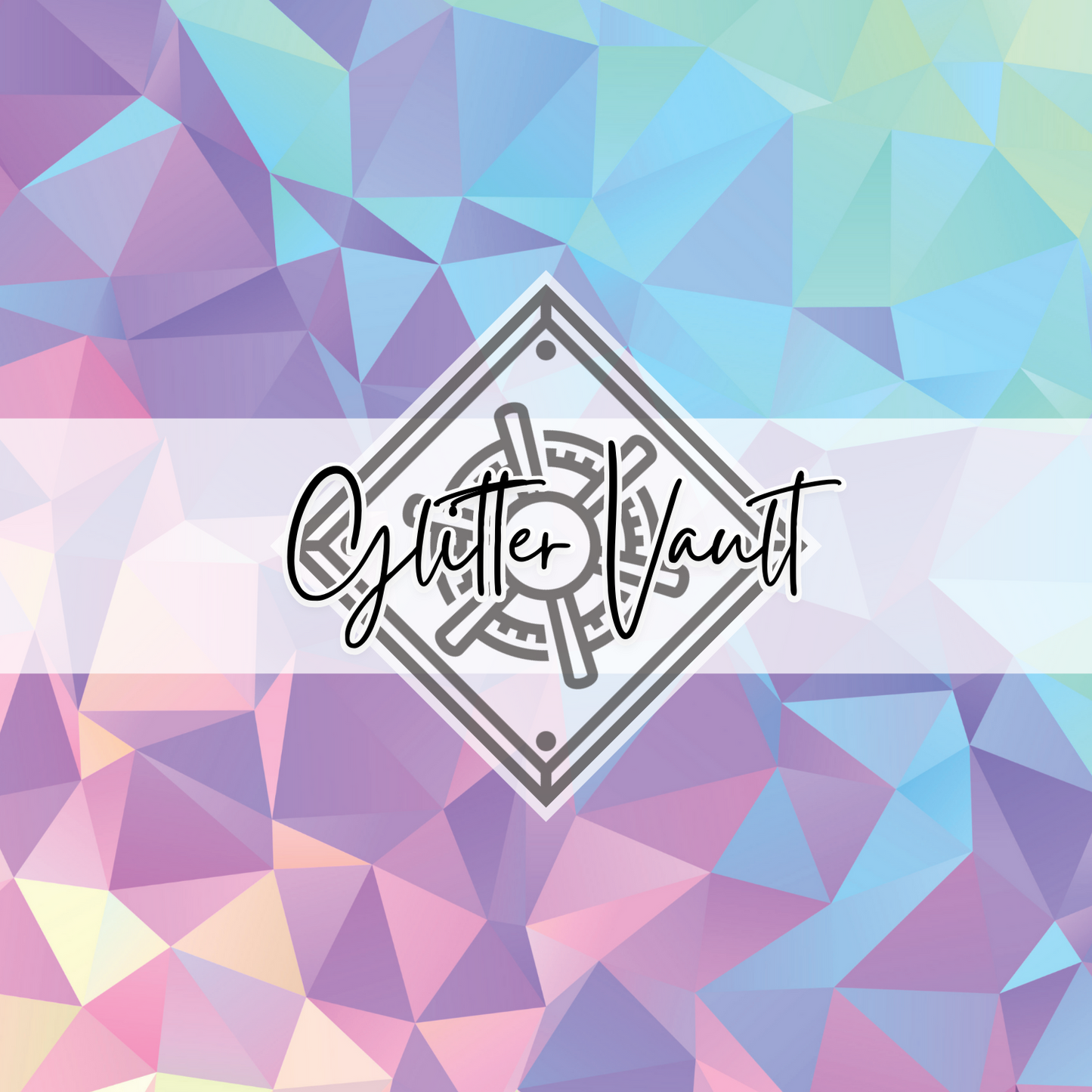 #2008 - Geo Triangles Vinyl Print