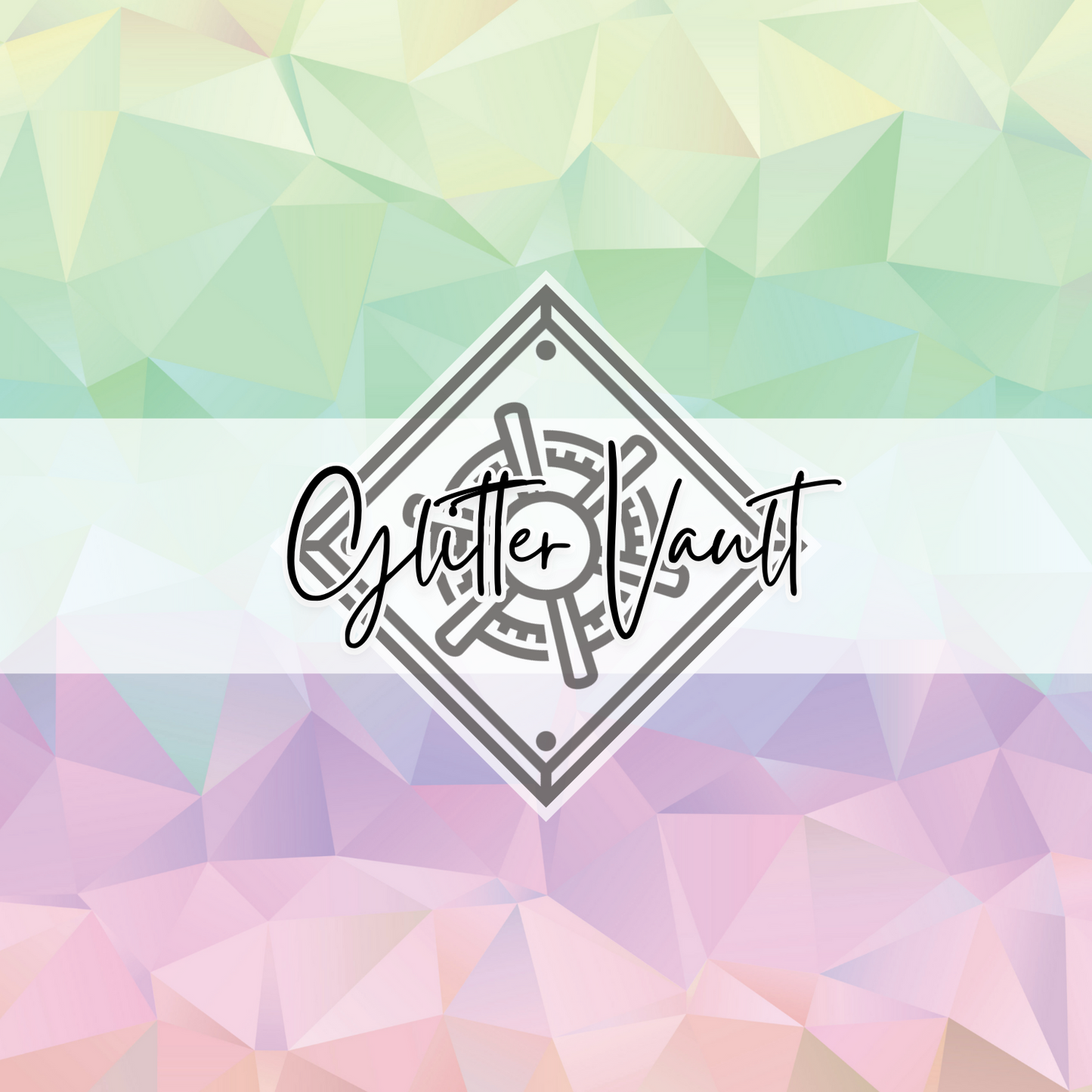 #2011 - Geo Triangles Vinyl Print