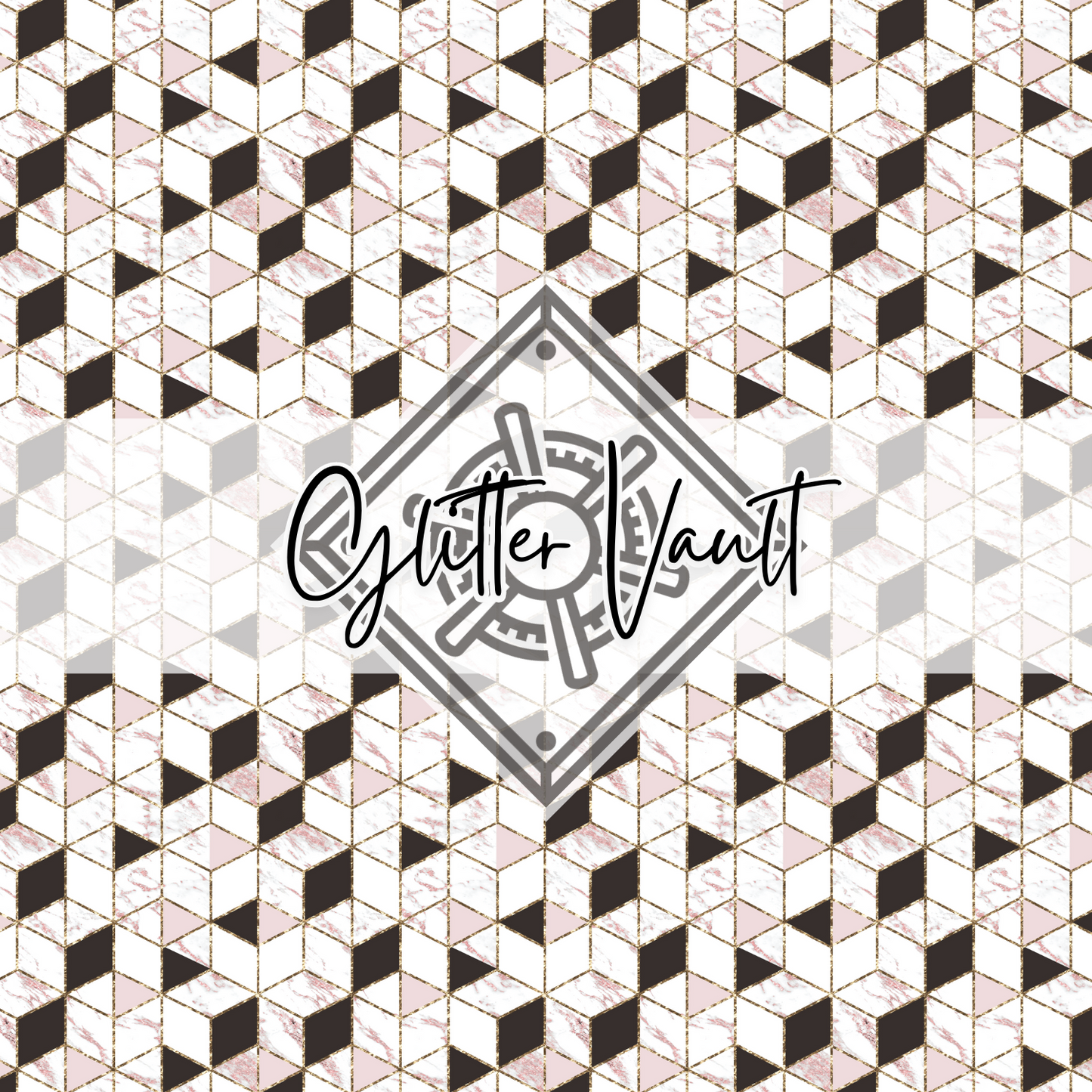 #2020 - Geo Triangles Vinyl Print