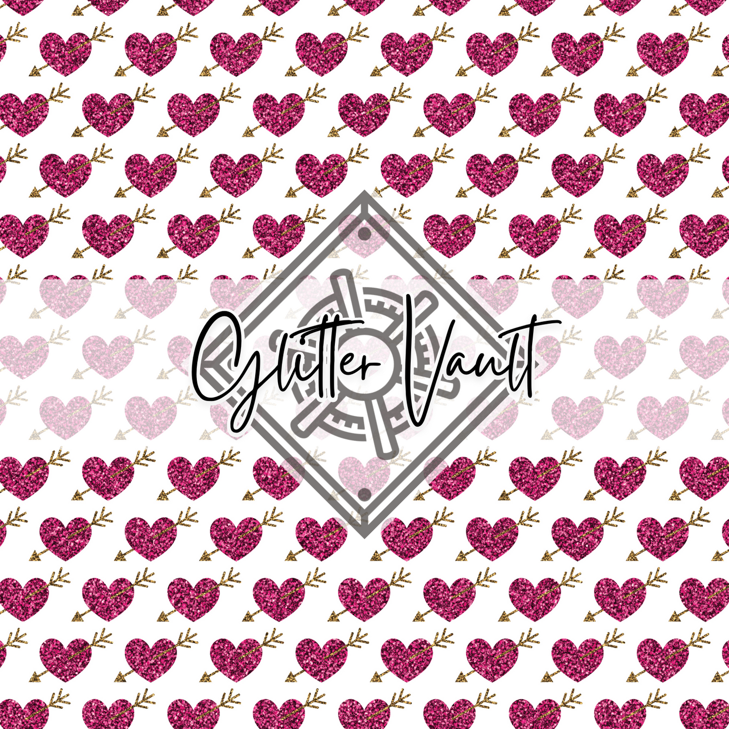 #3408 - Hearts Vinyl Print - Large