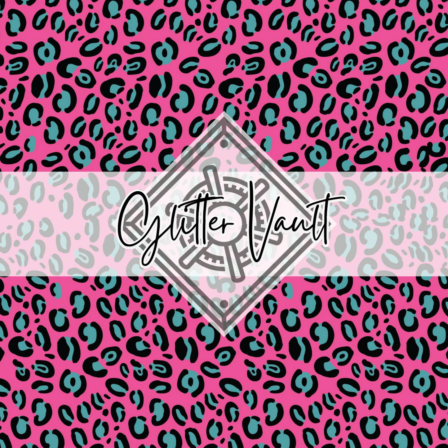#4012 - Neon Leopard Vinyl Print