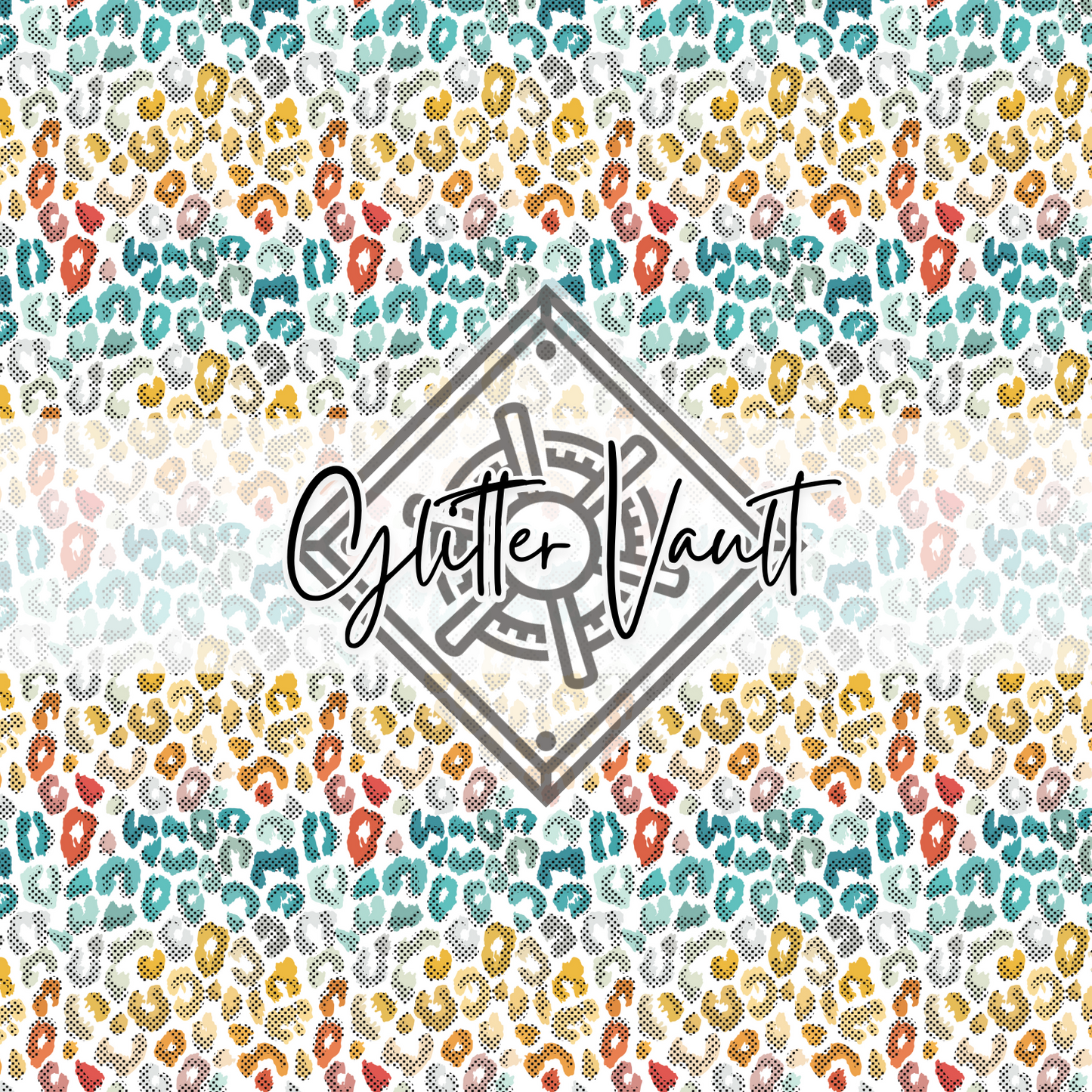 #4026 - Art Deco Leopard Vinyl Print - Small