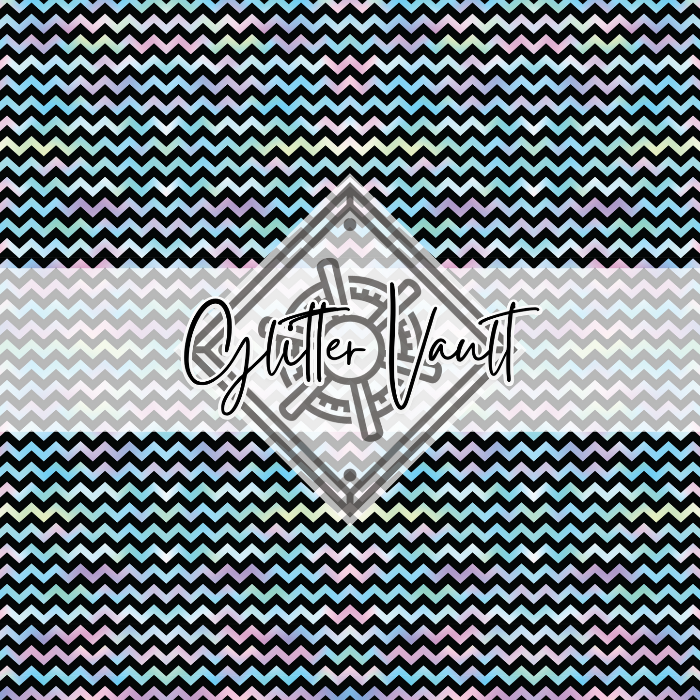 #7032 - Neon Geo Vinyl Print
