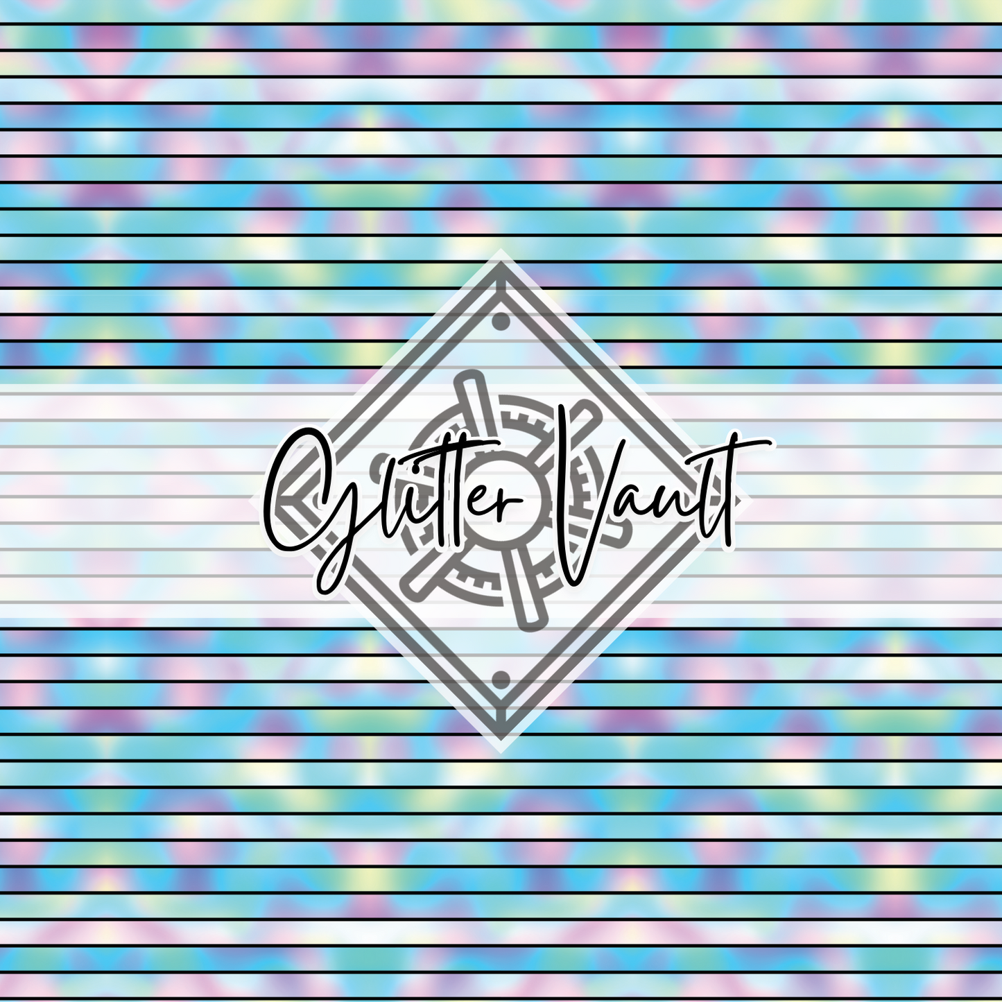 #7034 - Stripes Vinyl Print - Small
