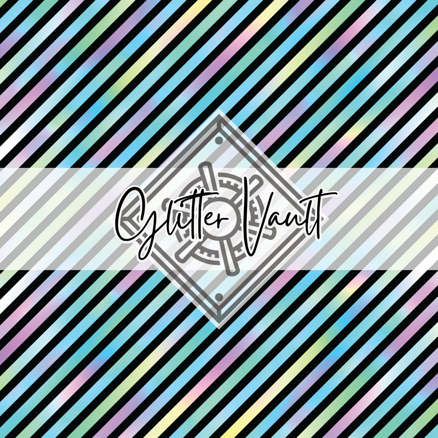 #7037 - Stripes Vinyl Print - Large