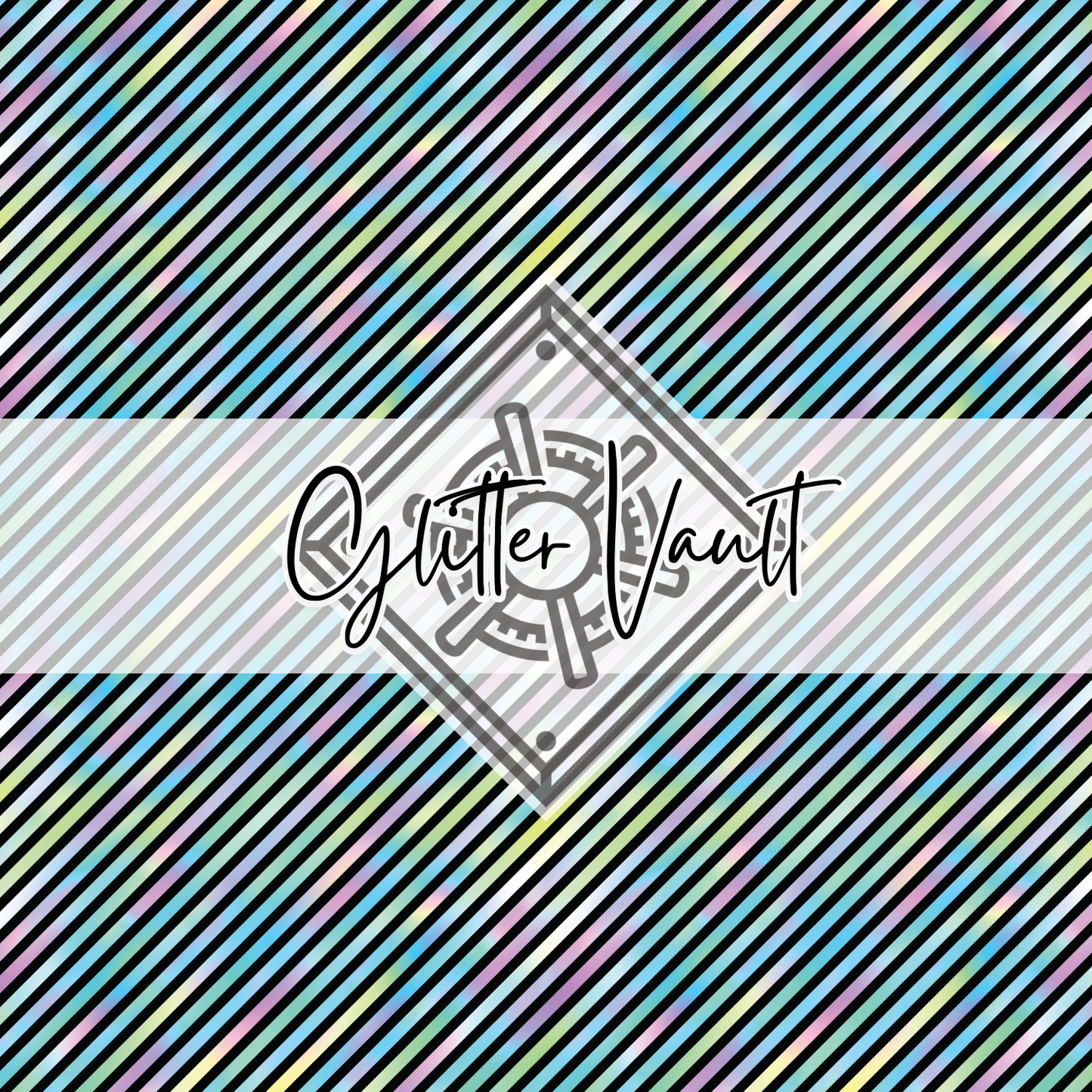 #7038 - Stripes Vinyl Print - Small