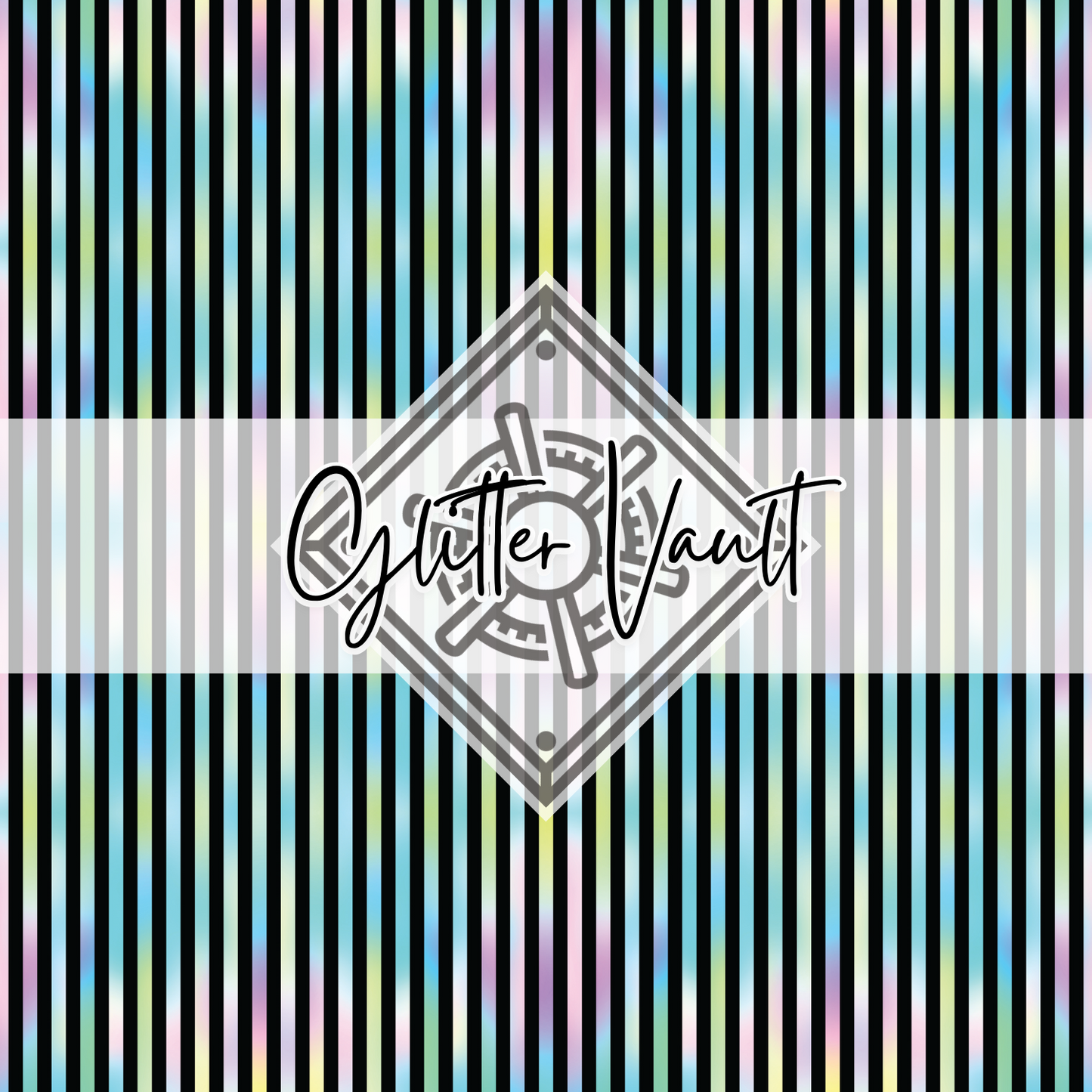 #7041 - Stripes Vinyl Print - Small