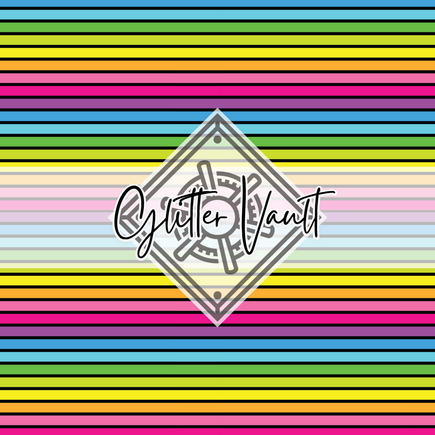#7060 - Stripes Vinyl Print - Small
