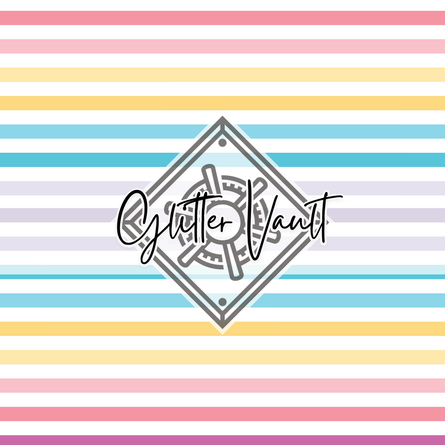 #7063 - Stripes Vinyl Print - Large