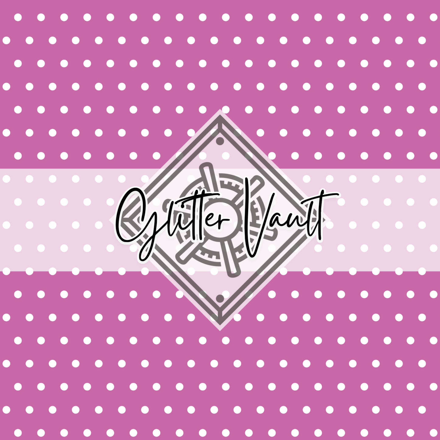 #7067 - Fuchsia Polka Dot Vinyl Print