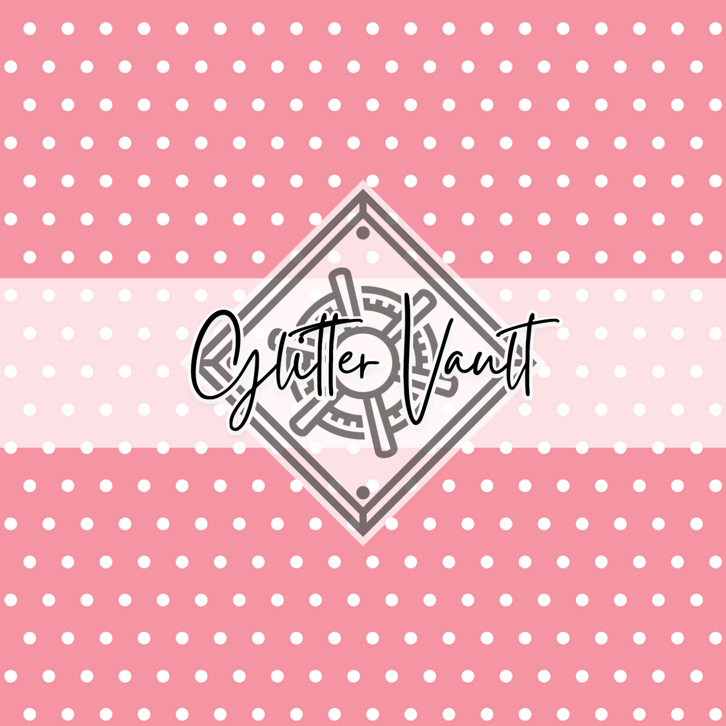 #7068 - Pink Polka Dot Vinyl Print