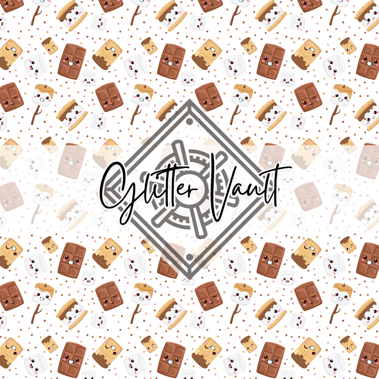 #7122 - S'more Fun Vinyl Print - EXCLUSIVE Design