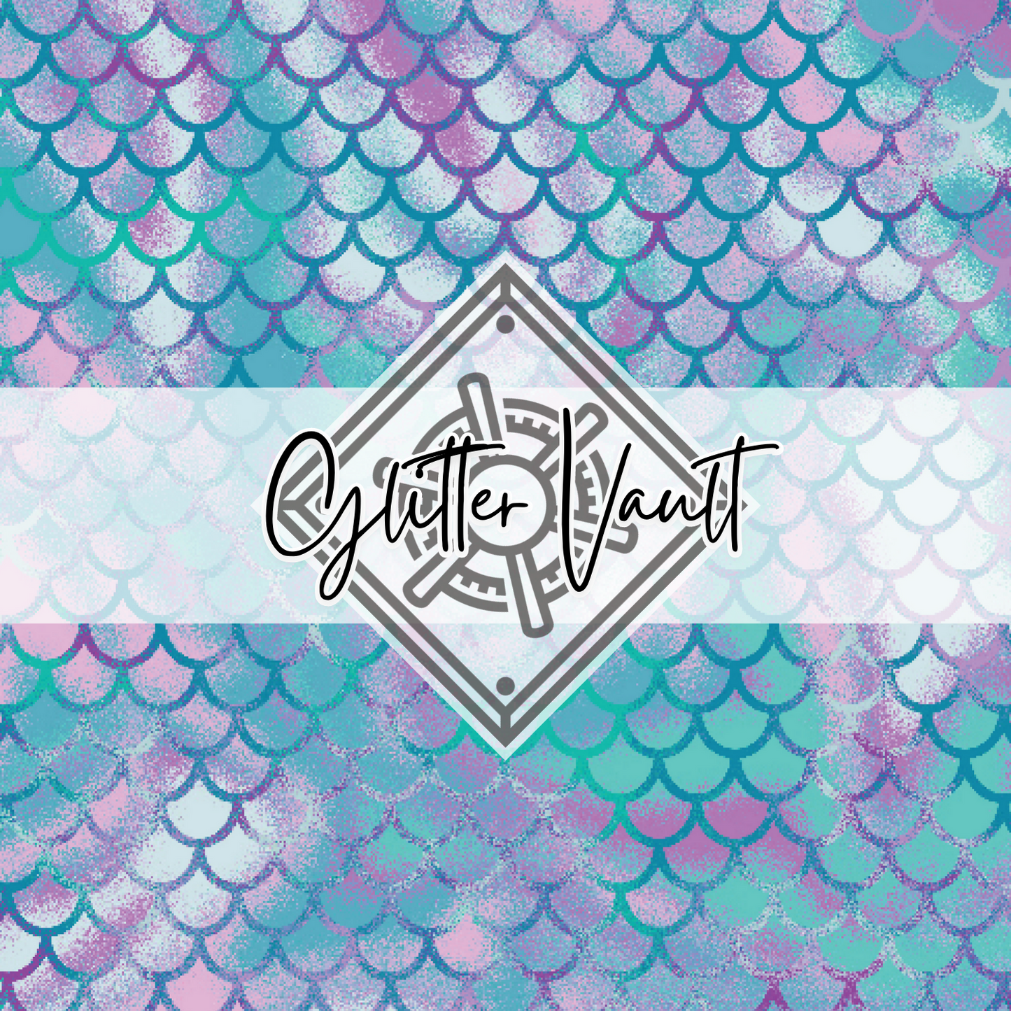 #7130 - Mermaid Scales Vinyl Print