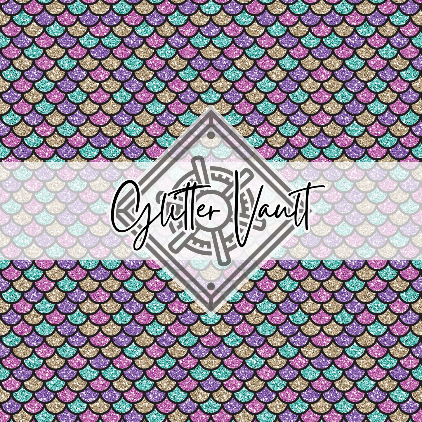 #7147 - Mermaid Scales Vinyl Print