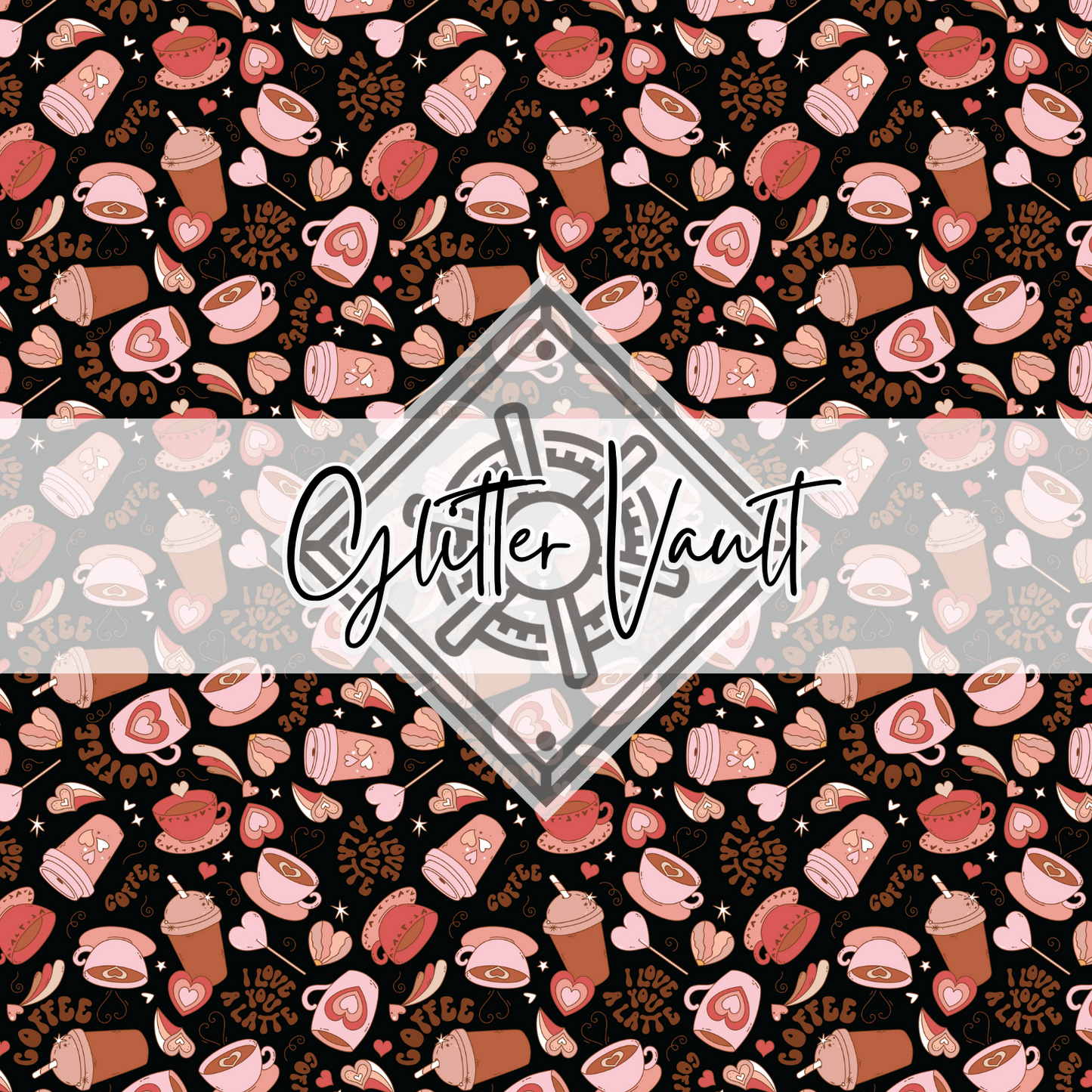 #7156 - Coffee Love Vinyl Print