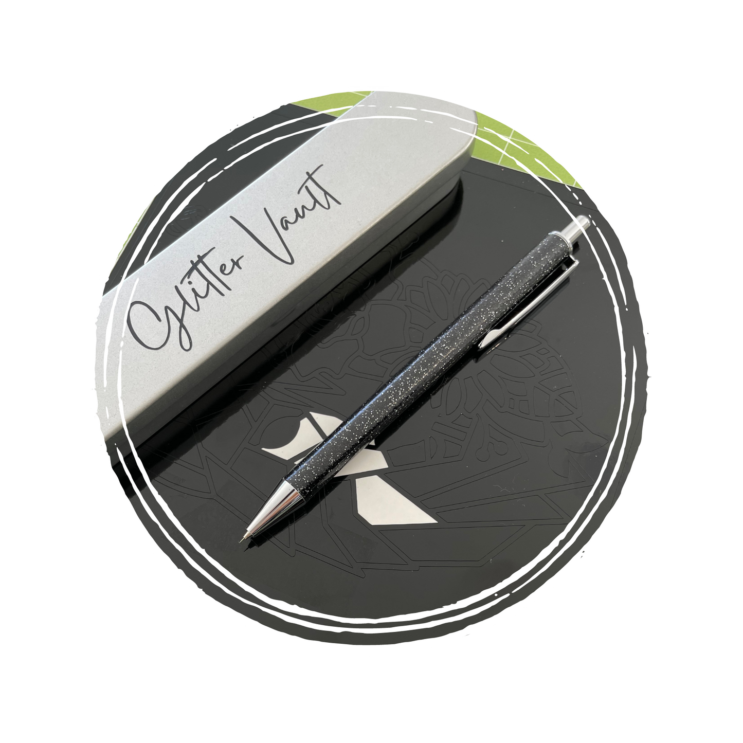 Retractable vinyl weeding pen