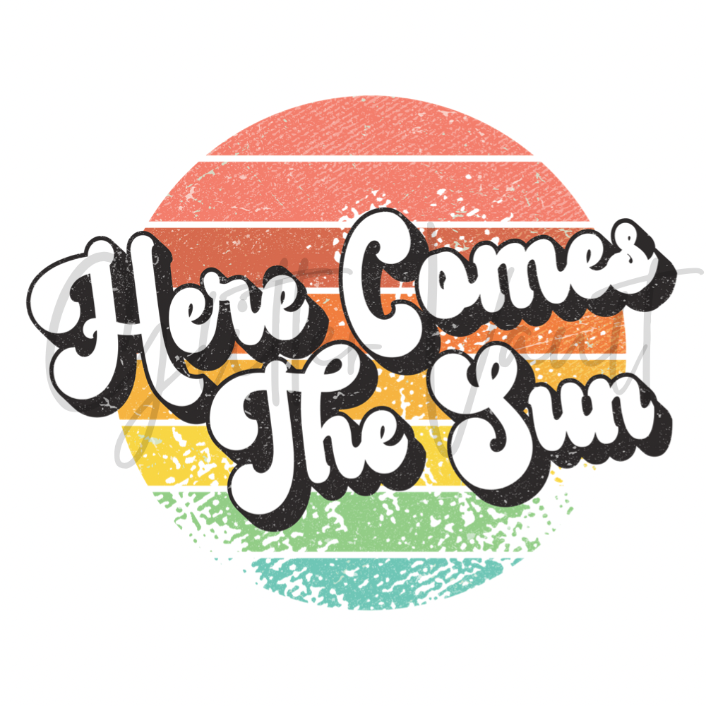 Here Comes The Sun Retro - Digital Download