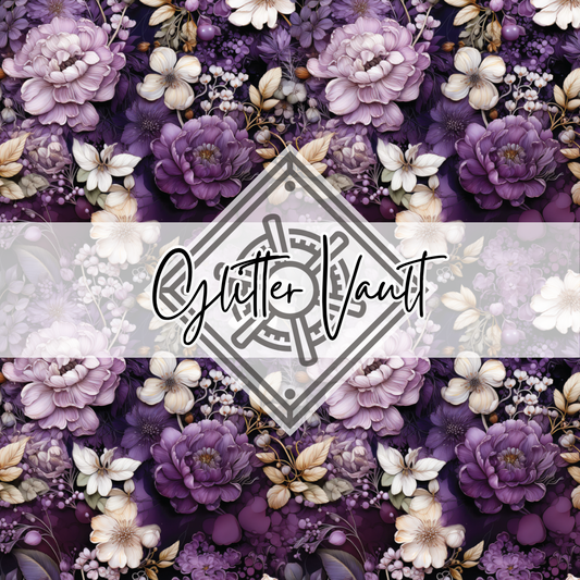 #1117 - Floral Romance Vinyl Print