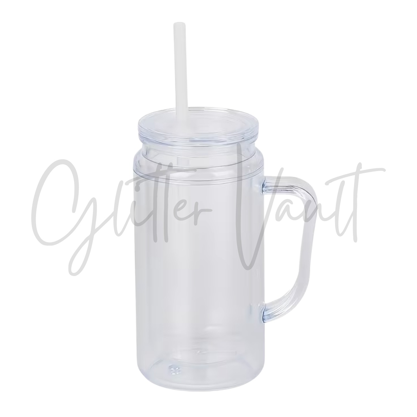 12oz-16oz Acrylic Snowglobe Tumblers With Handle