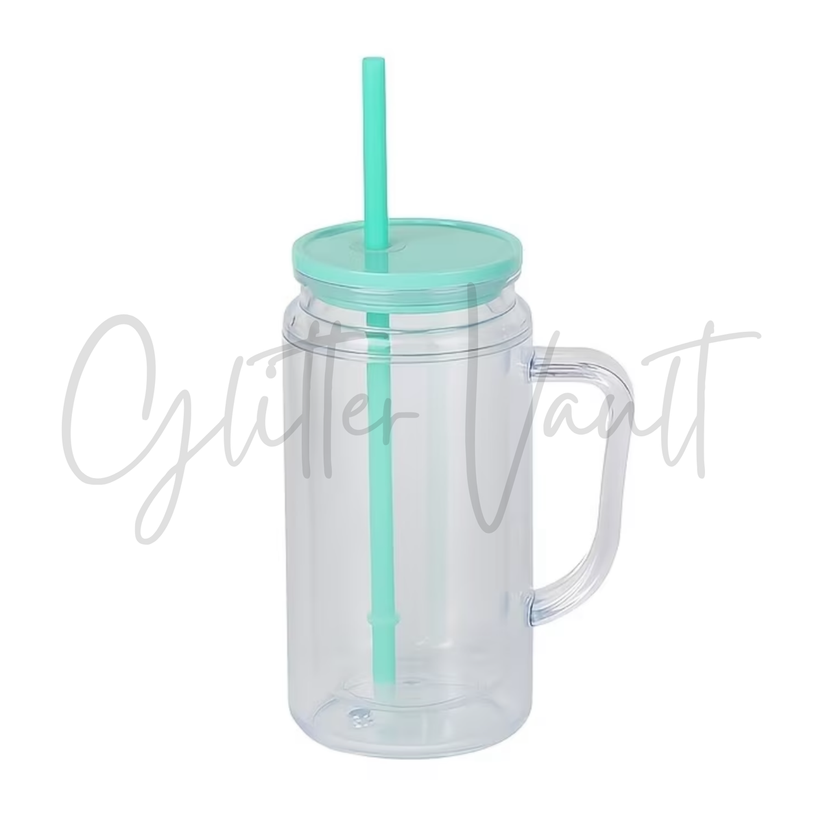 12oz-16oz Acrylic Snowglobe Tumblers With Handle