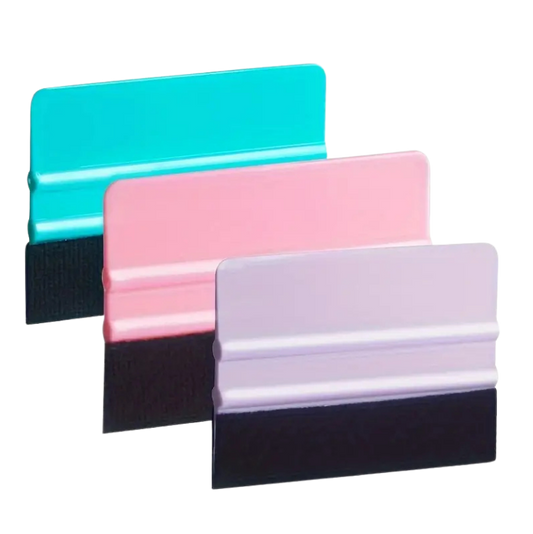 Vinyl Scraper with felt edge
