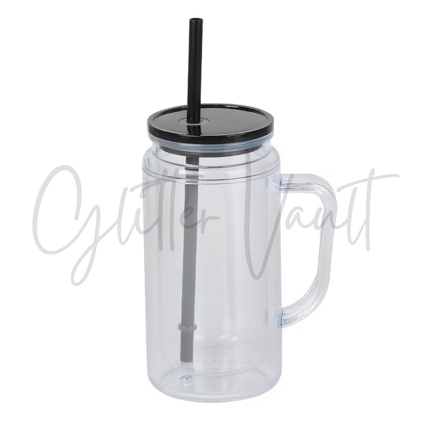 12oz-16oz Acrylic Snowglobe Tumblers With Handle