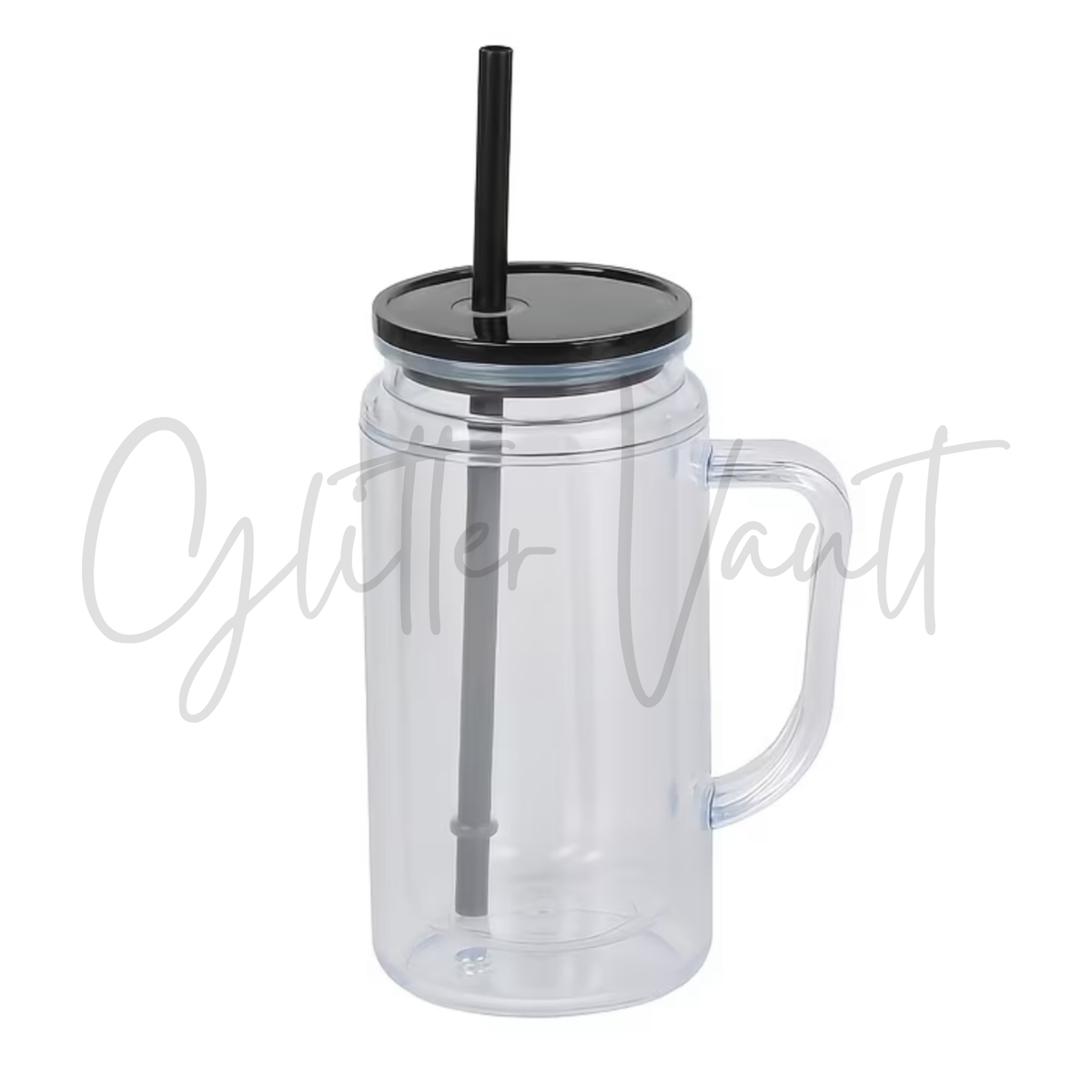 12oz-16oz Acrylic Snowglobe Tumblers With Handle