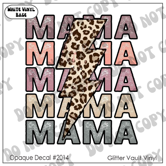 D# 2014 - Mama Bolt - Opaque Decal