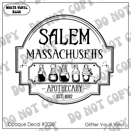 D# 2028 - Apothecary Badge - Opaque Decal