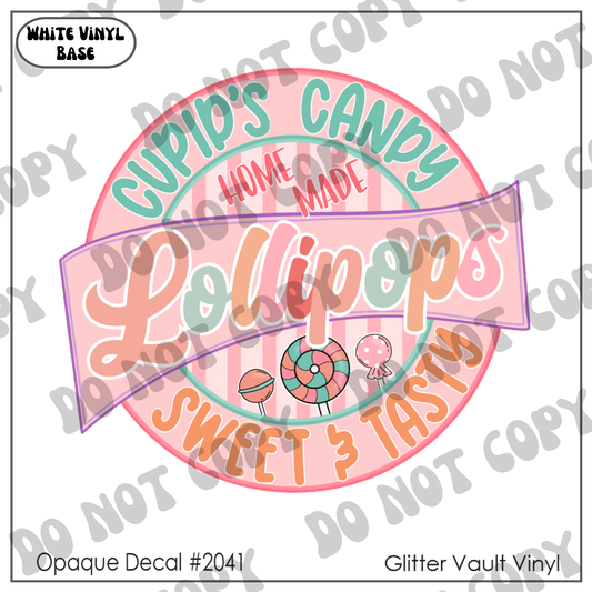 D# 2041 - Cupids Candy - Opaque Decal