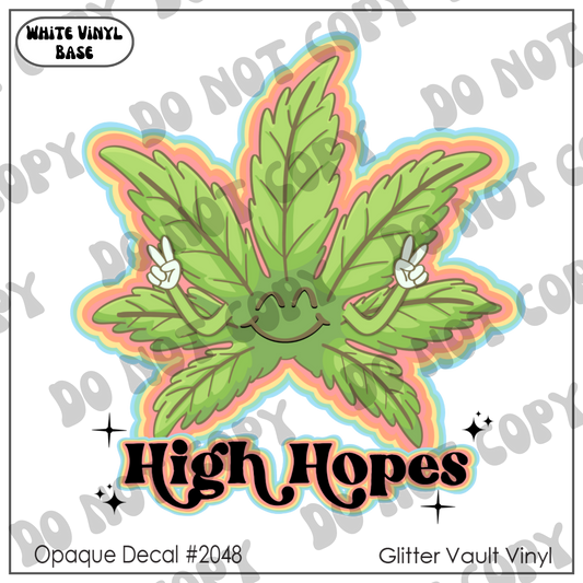 D# 2048 - High Hopes Leafy - Opaque Decal
