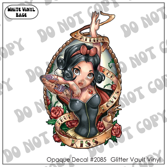 D# 2085 - Snow White - Opaque Decal