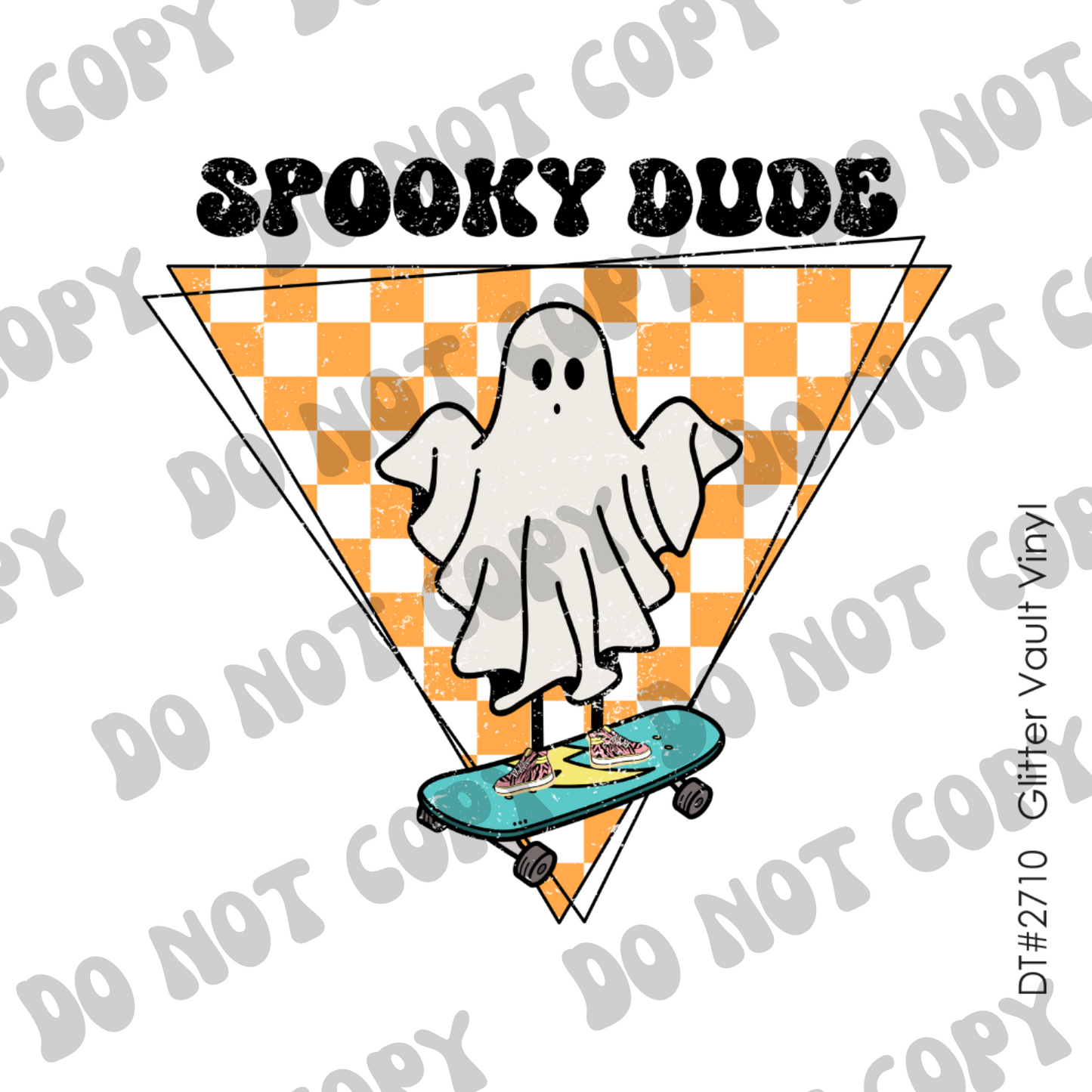 DT# 2710 - Spooky Dude - Transparent Decal