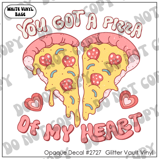 D# 2727 - Pizza My Heart - Opaque Decal