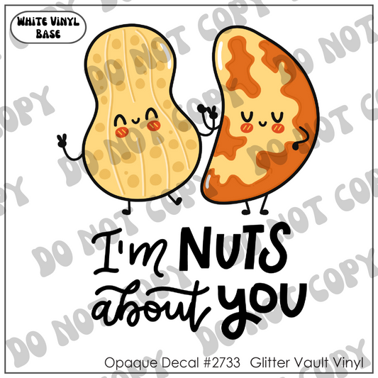 D# 2733 - Nuts About You - Opaque Decal