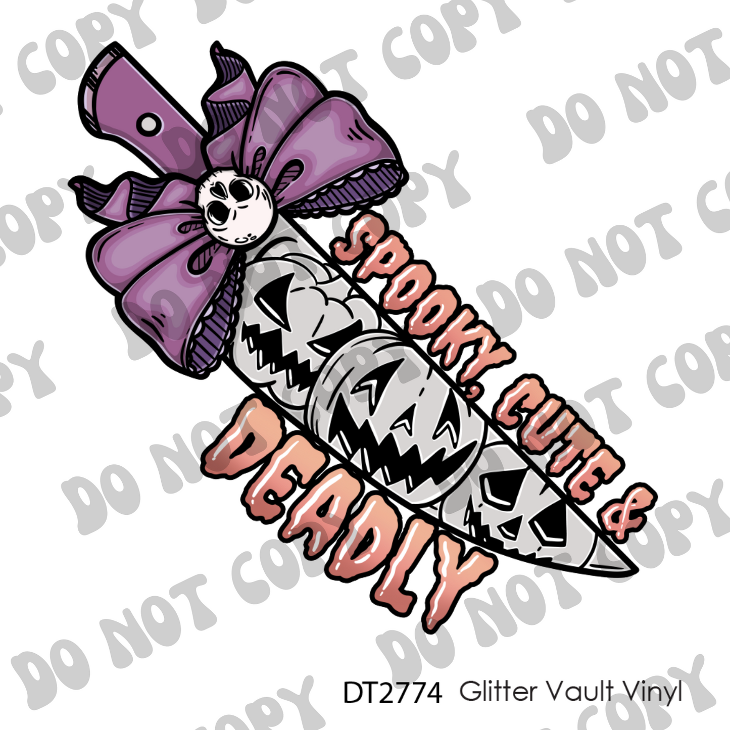 DT# 2774 - Kawaii Spooky, Cute & Deadly - Transparent Decal