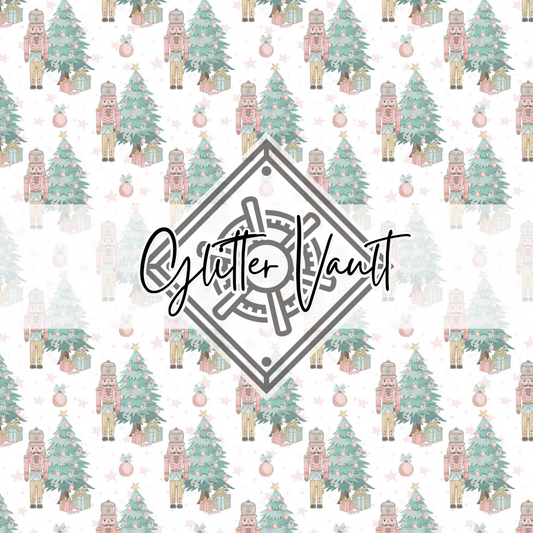 #3102 - Nutcracker Vinyl Print - Off White