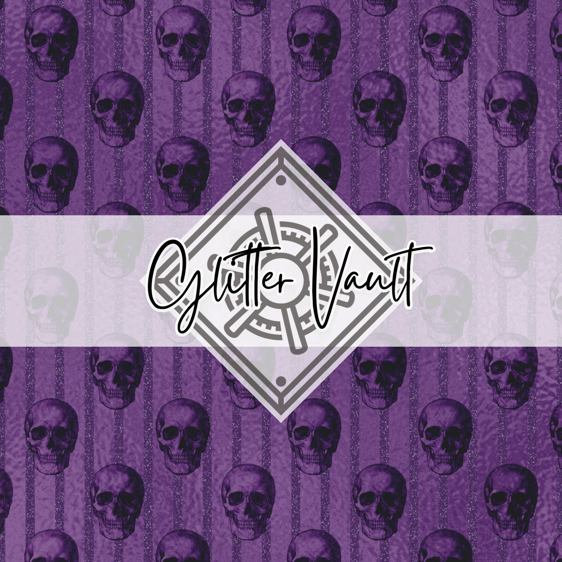 #3314 - Skull Stripes Vinyl Print