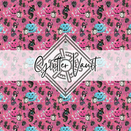 #3319 - Pink Under The Sea Evil Vinyl Print