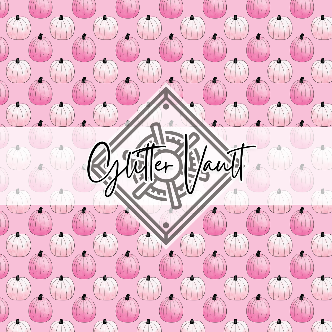 #3321 - Pink Pumpkin + Pink Vinyl Print