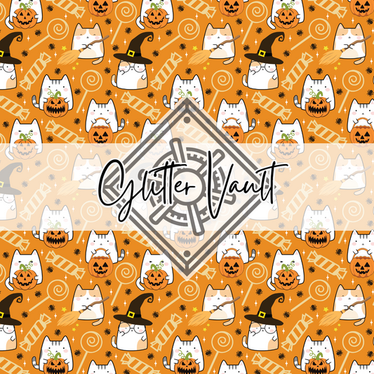 #3322 - Spooky Kitty Vinyl Print