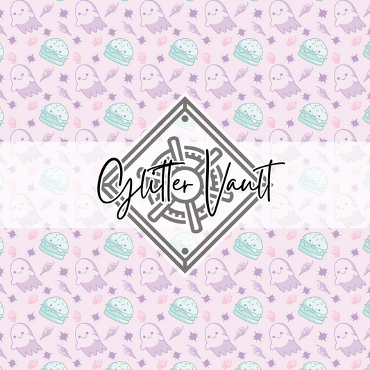 #3327 - Kawaii Ghost Vinyl Print