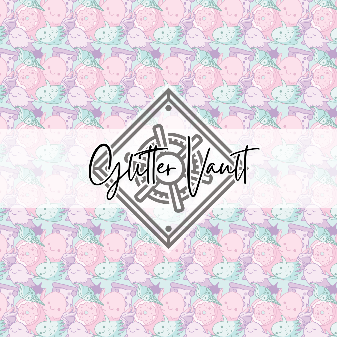 #3328 - Kawaii Ghost Vinyl Print