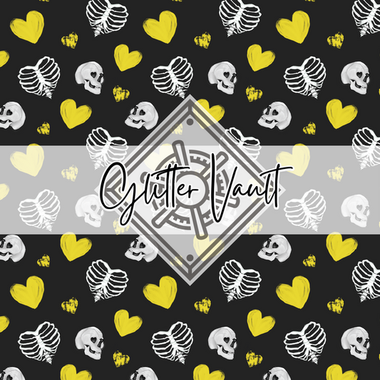 #3345 - Yellow Halloween Vinyl Print