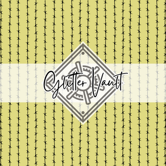#3346 - Barbed Wire Halloween Vinyl Print