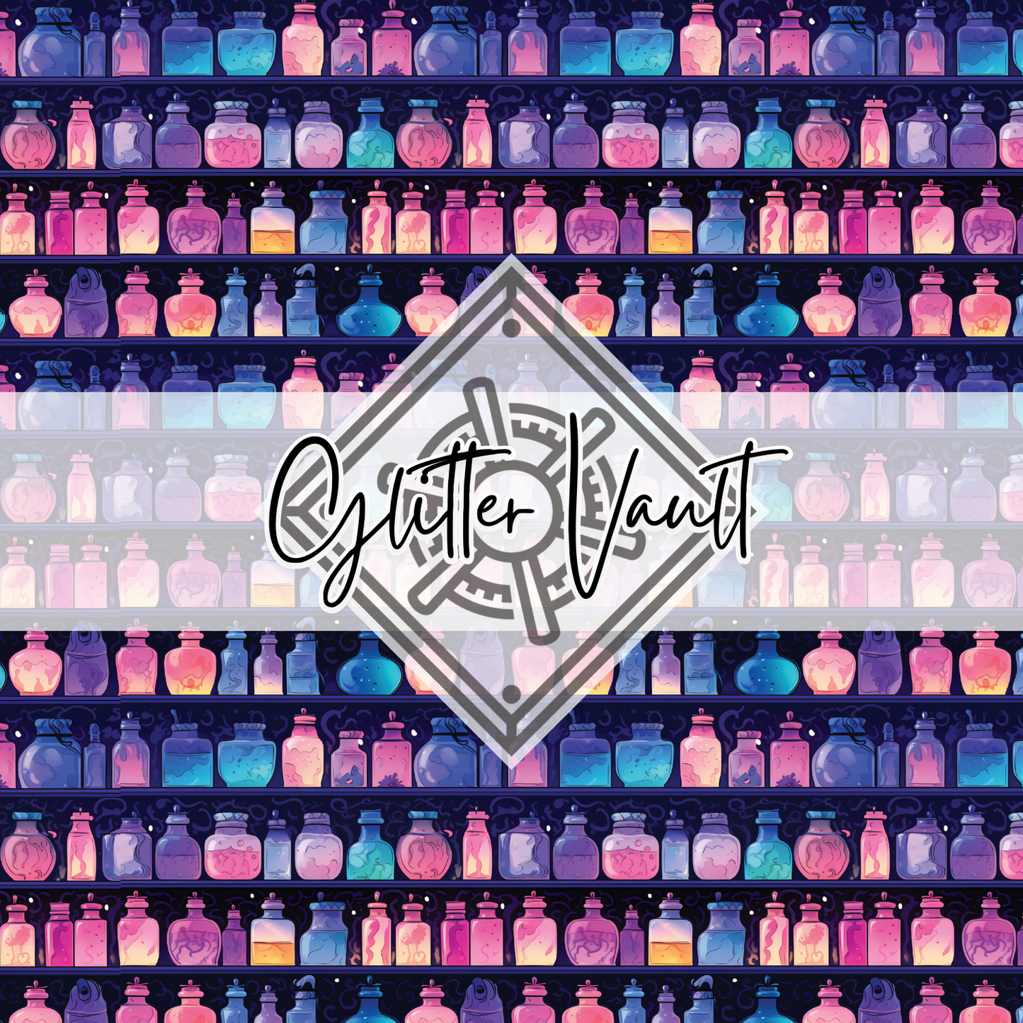#3352 - Apothecary Vinyl Print - Large