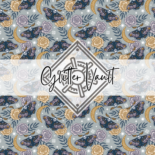 #3361 - Moonlight Moths Vinyl Print
