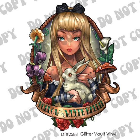 DT# 2588 - Alice - Transparent Decal