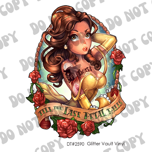 DT# 2590 - Beauty - Transparent Decal